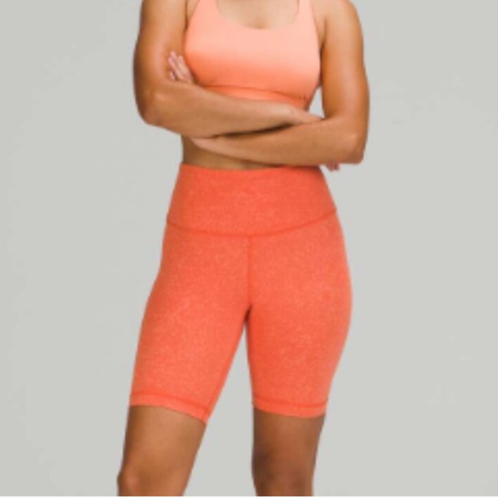 Lululemon orange shorts 12